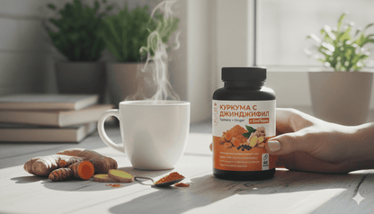Био Куркума с Джинджифил и Черен Пипер (BioPerin)
