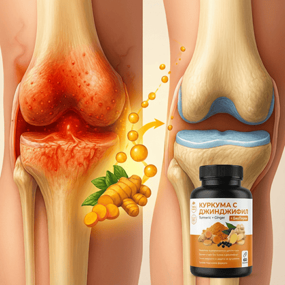 Био Куркума с Джинджифил и Черен Пипер (BioPerin)